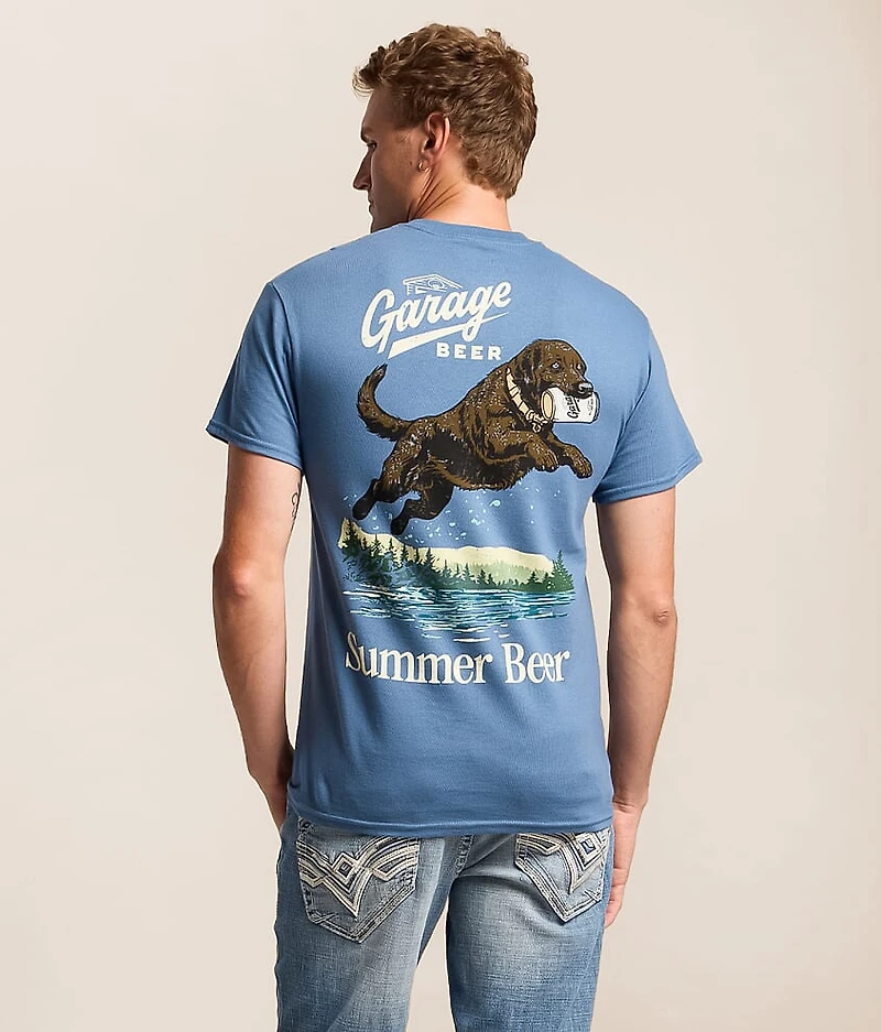 Garage Beer Summer Dog T-Shirt