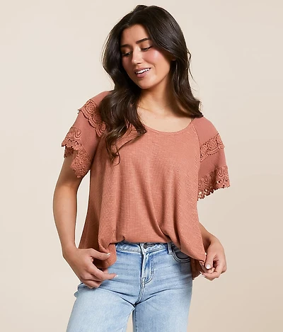 Flowy Ribbed Top