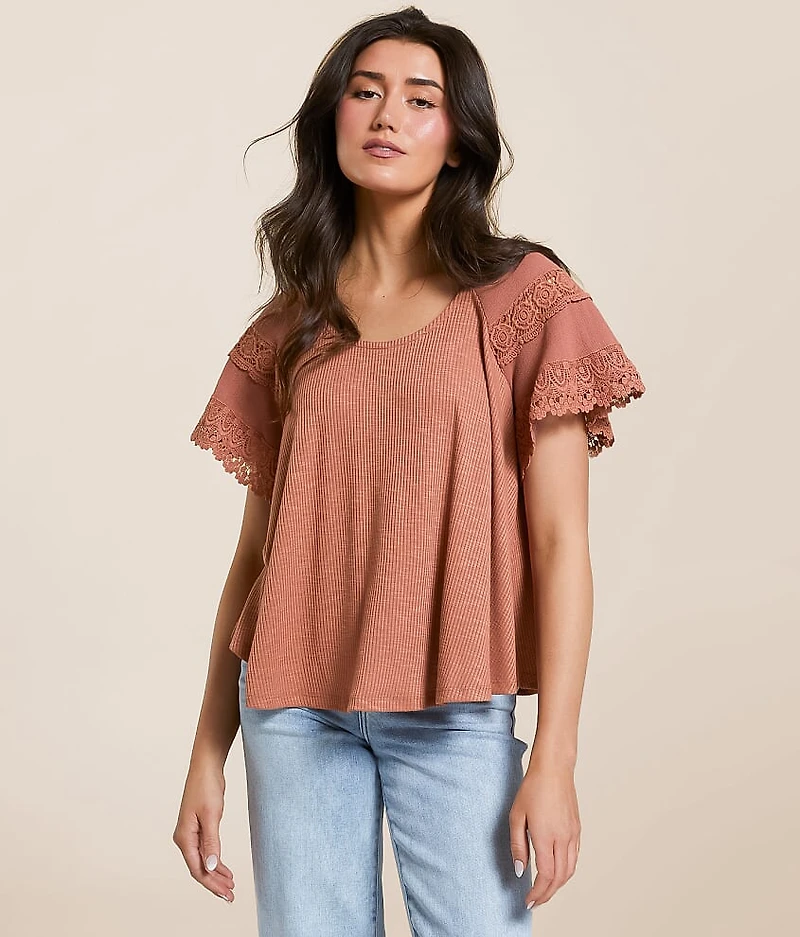 Flowy Ribbed Top