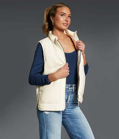Knit Puffer Vest