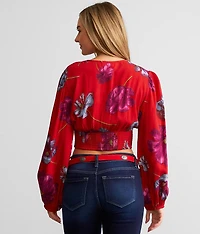 Floral Cropped Top