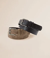 Two Pack Distressed Leather Belts