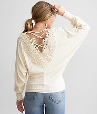 Brushed Knit Dolman Top