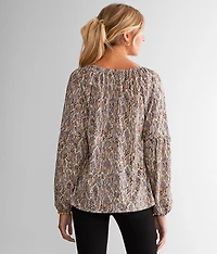 Split Neck Top