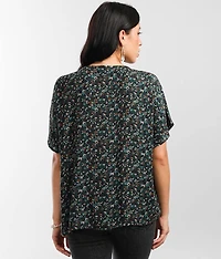 Floral Woven Top