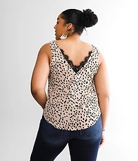 Woven Print Tank Top