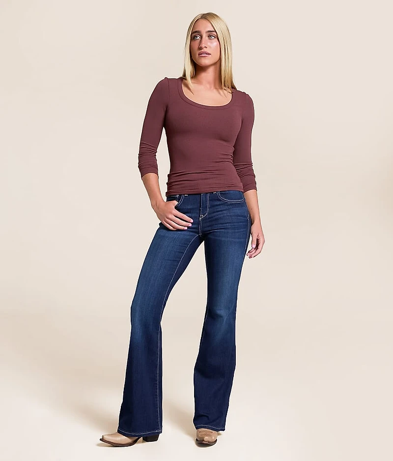 Perfect Rise Flare Stretch Jean