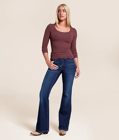 Perfect Rise Flare Stretch Jean