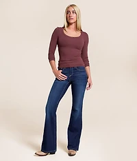 Perfect Rise Flare Stretch Jean