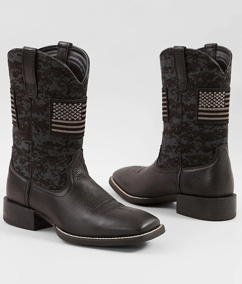 Sport Patriot Leather Cowboy Boot