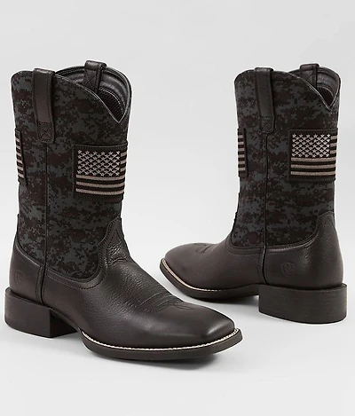 Ariat Sport Patriot Leather Cowboy Boot