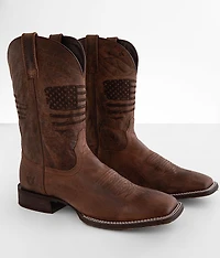 Circuit Patriot Leather Cowboy Boot