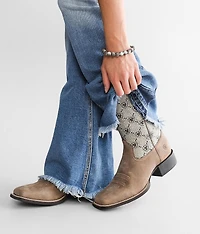 Round Up Leather Western Boot