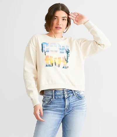 Cowboy Tulip Back Sweatshirt