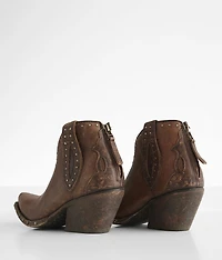 Greeley Leather Western Ankle Boot