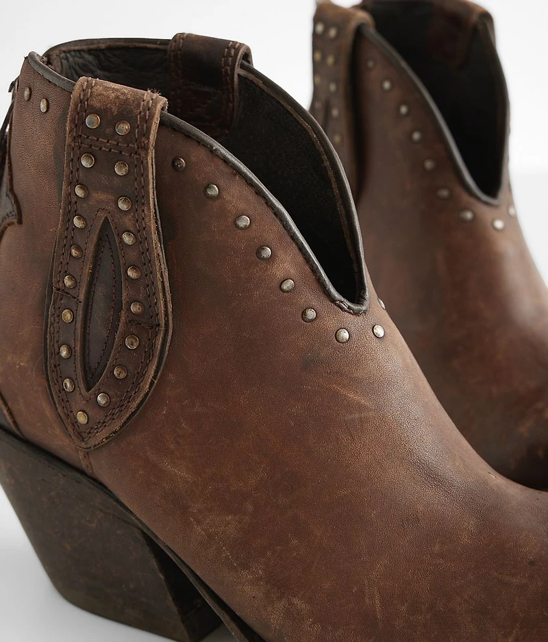 Greeley Leather Western Ankle Boot