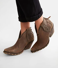 Greeley Leather Western Ankle Boot