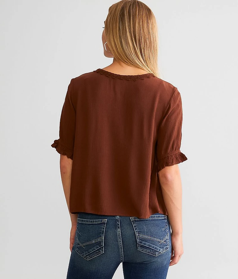 Oasis Crinkle Top