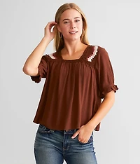 Oasis Crinkle Top