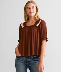 Oasis Crinkle Top