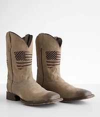 Circuit Patriot Leather Cowboy Boot