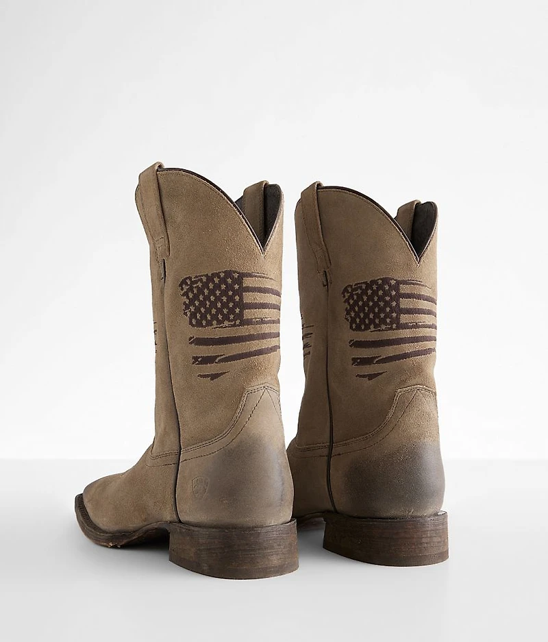 Circuit Patriot Leather Cowboy Boot