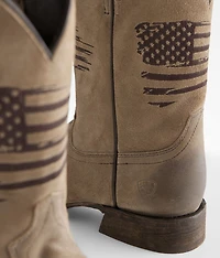 Circuit Patriot Leather Cowboy Boot