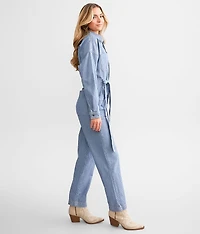 Herringbone Denim Jumpsuit