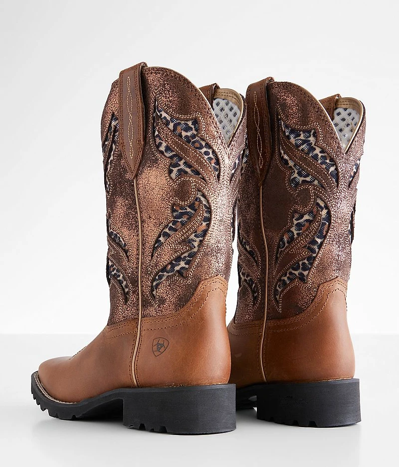 Unbridled Rancher Leather Western Boot
