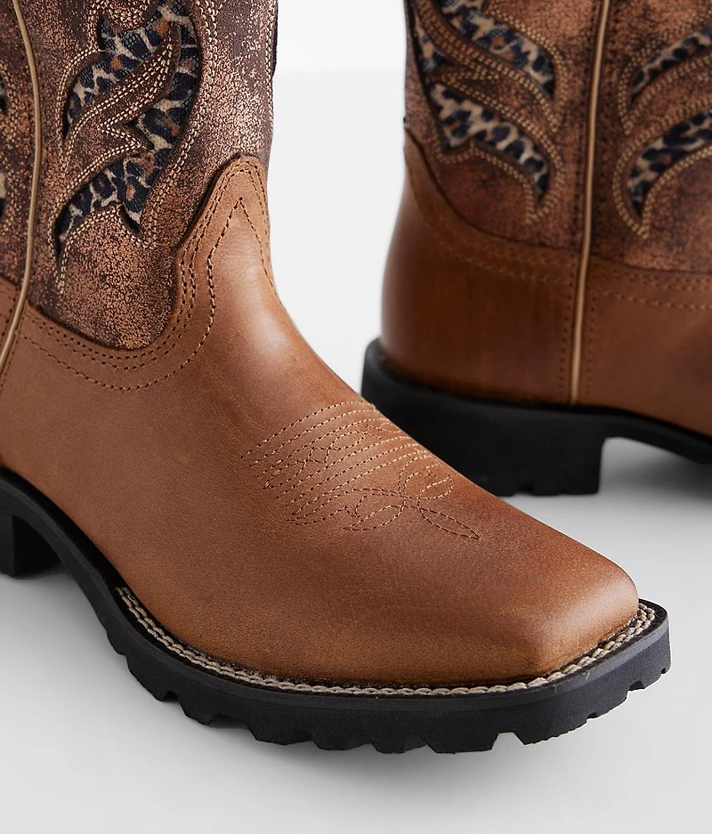 Unbridled Rancher Leather Western Boot