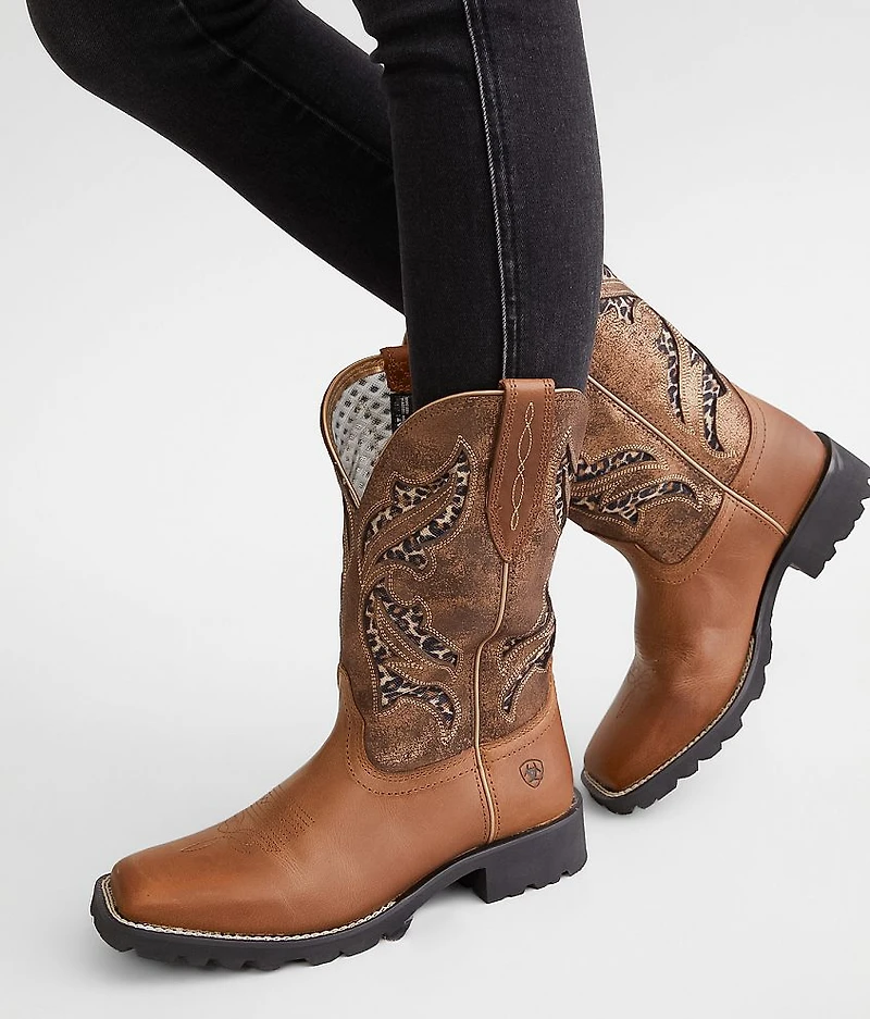 Unbridled Rancher Leather Western Boot