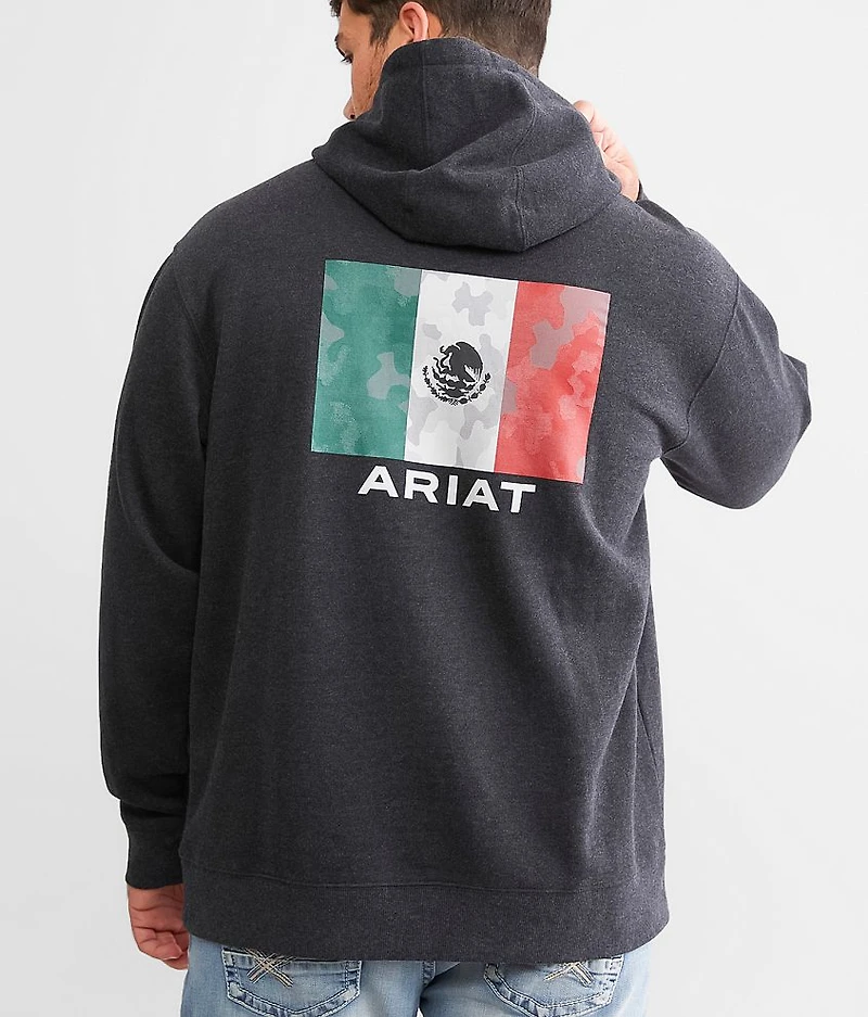 Mexico Flag Hooded Sweatshirt