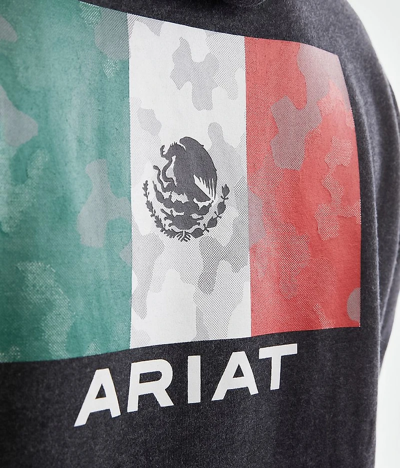 Mexico Flag Hooded Sweatshirt