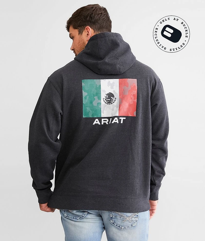 Mexico Flag Hooded Sweatshirt