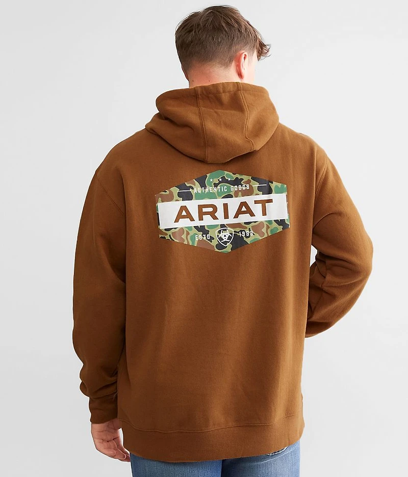 Gray Duck Camo Hooded Sweatshirt