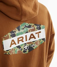 Gray Duck Camo Hooded Sweatshirt