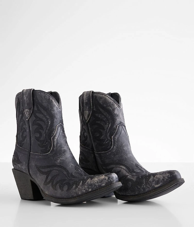 Chandler Leather Western Ankle Boot