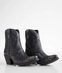 Chandler Leather Western Ankle Boot