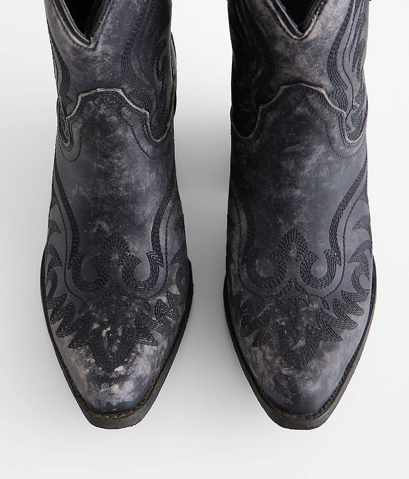 Chandler Leather Western Ankle Boot
