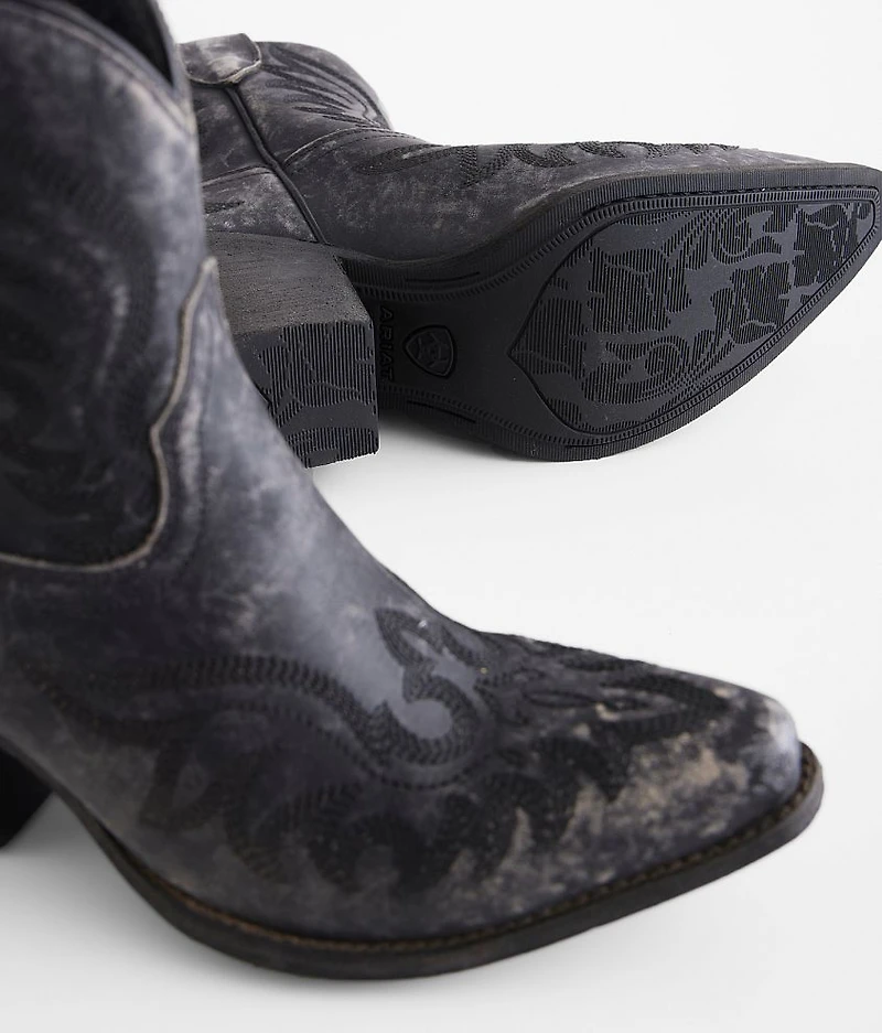 Chandler Leather Western Ankle Boot