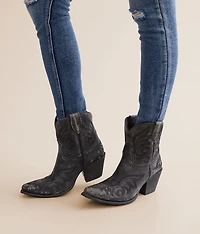 Chandler Leather Western Ankle Boot
