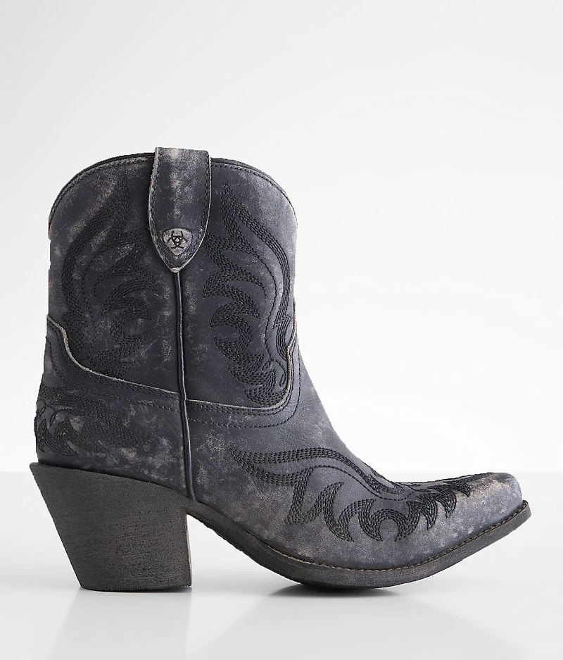 Chandler Leather Western Ankle Boot
