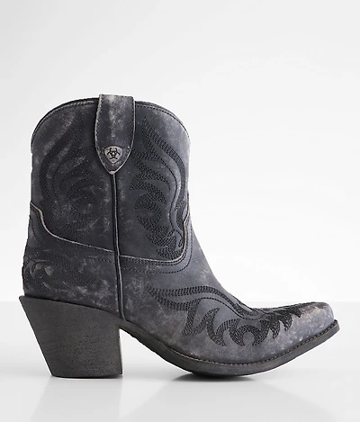 Chandler Leather Western Ankle Boot