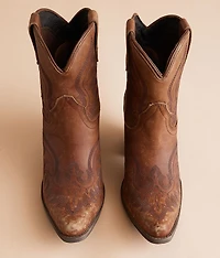 Chandler Leather Western Ankle Boot