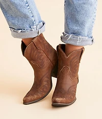 Chandler Leather Western Ankle Boot
