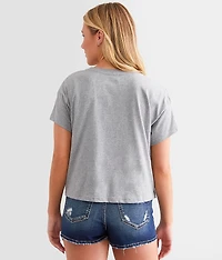 Homespun Flag Cropped T-Shirt