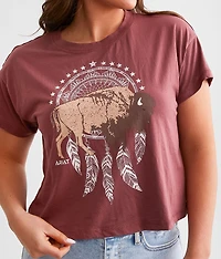Buffalo Territory Cropped T-Shirt