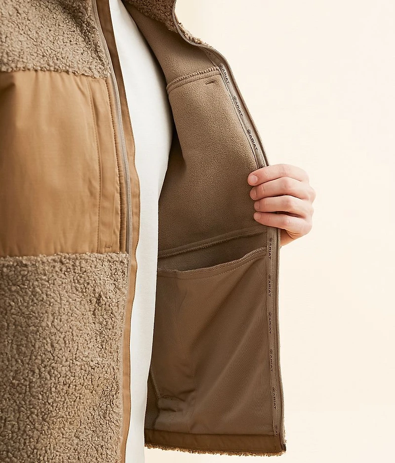Odessa Pieced Sherpa Jacket