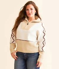 Wild West Brushed Knit Sweater