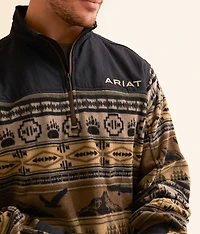 Basis 2.0 Quarter Zip Mock Neck Pullover